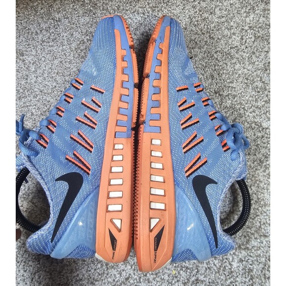 Women's Nike Zoom Odyssey Run Easy Size 9 Sneaker Shoe Blue And Orange - Picture 7 of 12